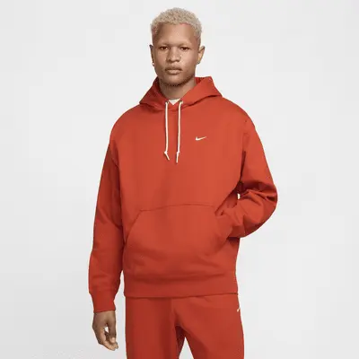 

Худи Nike Solo Swoosh, цвет Dragon Red/White