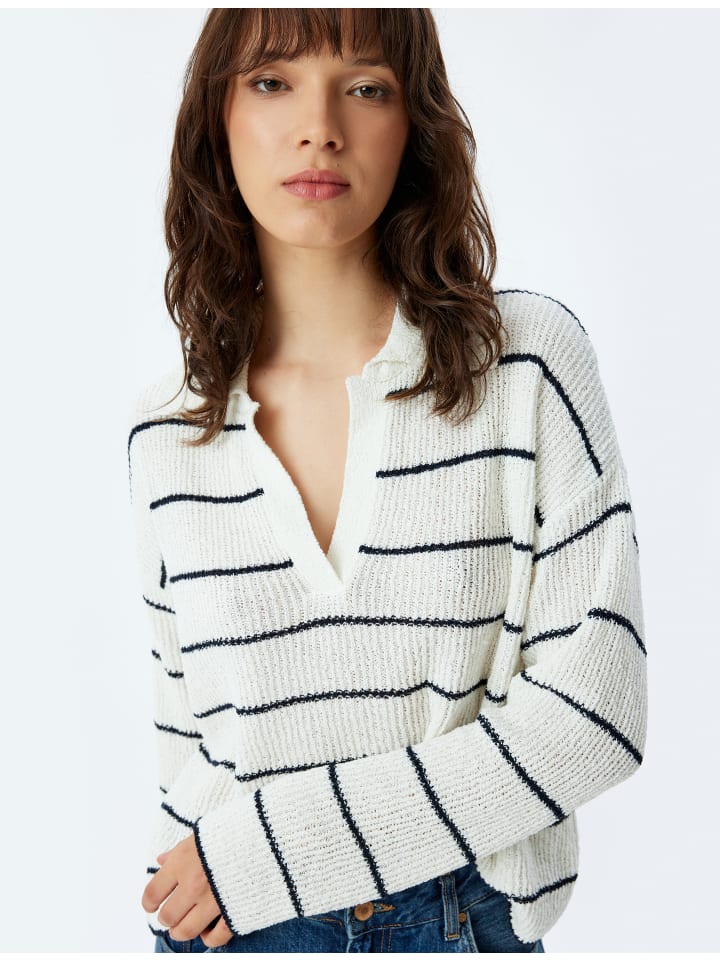 

Толстовка KOTON Sweater, цвет Marineblau Gestreift