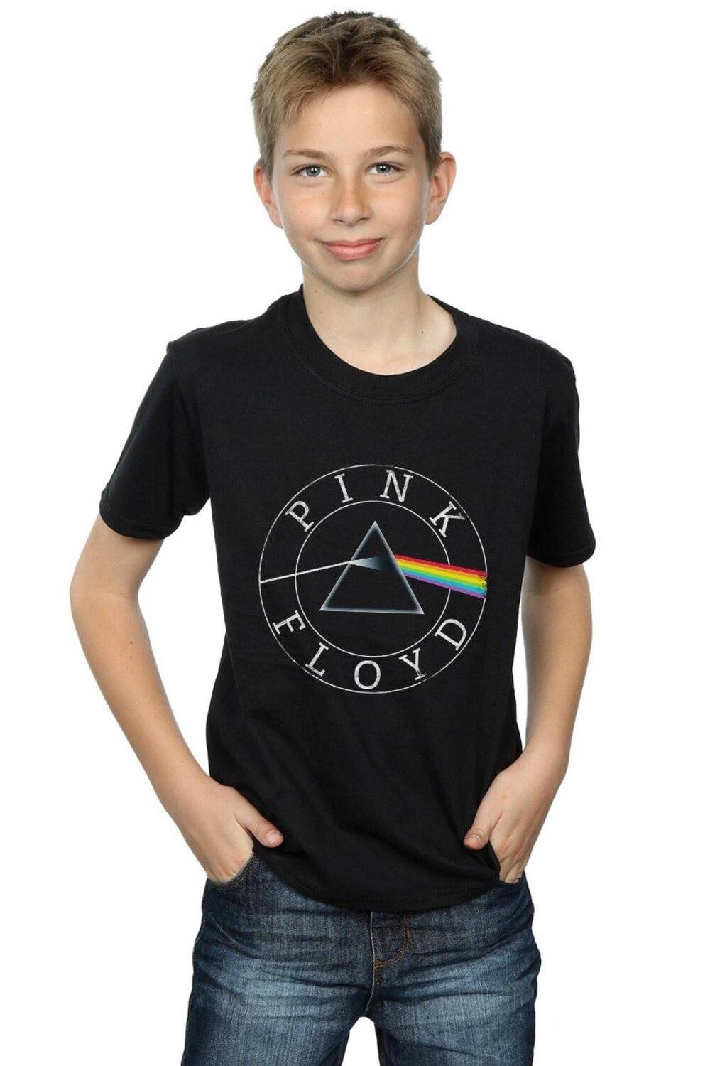 

Футболка с логотипом Prism Circle Pink Floyd, черный