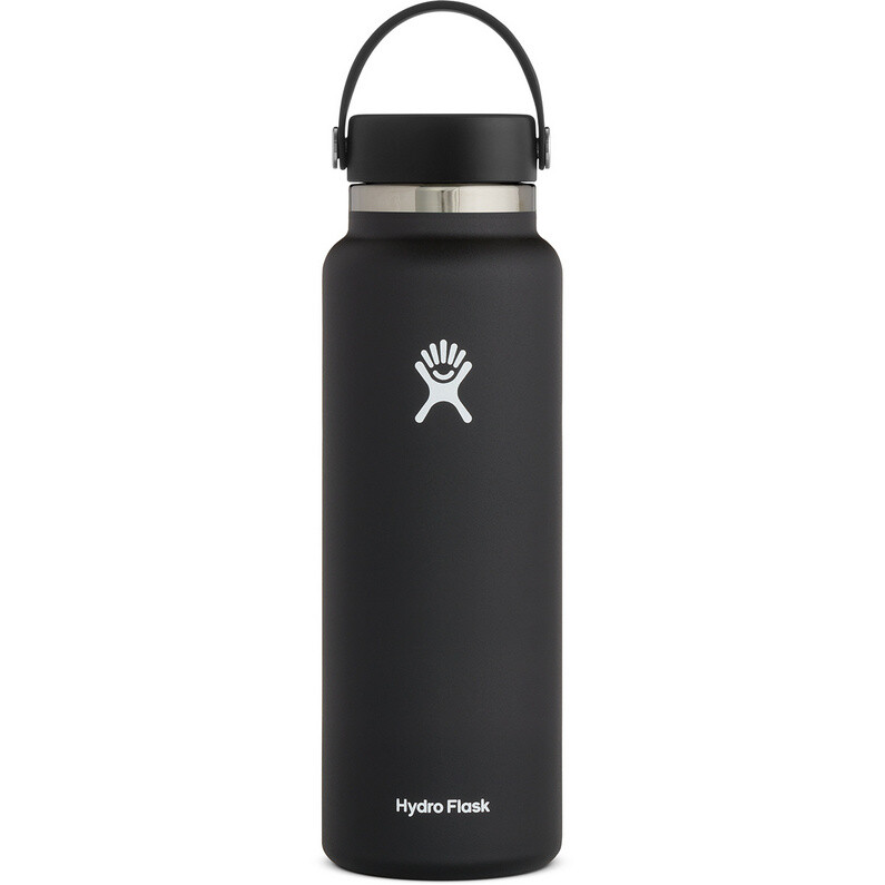 

Изолированная бутылка с гибкой крышкой Hydro Flask, черный