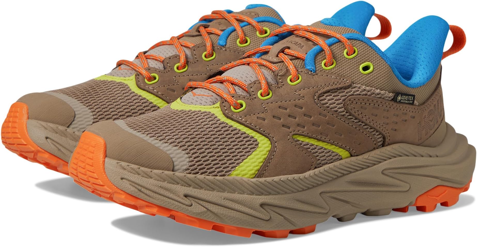 

Походные ботинки Hoka Kids Anacapa 2 Low GTX, цвет Vibrant Orange