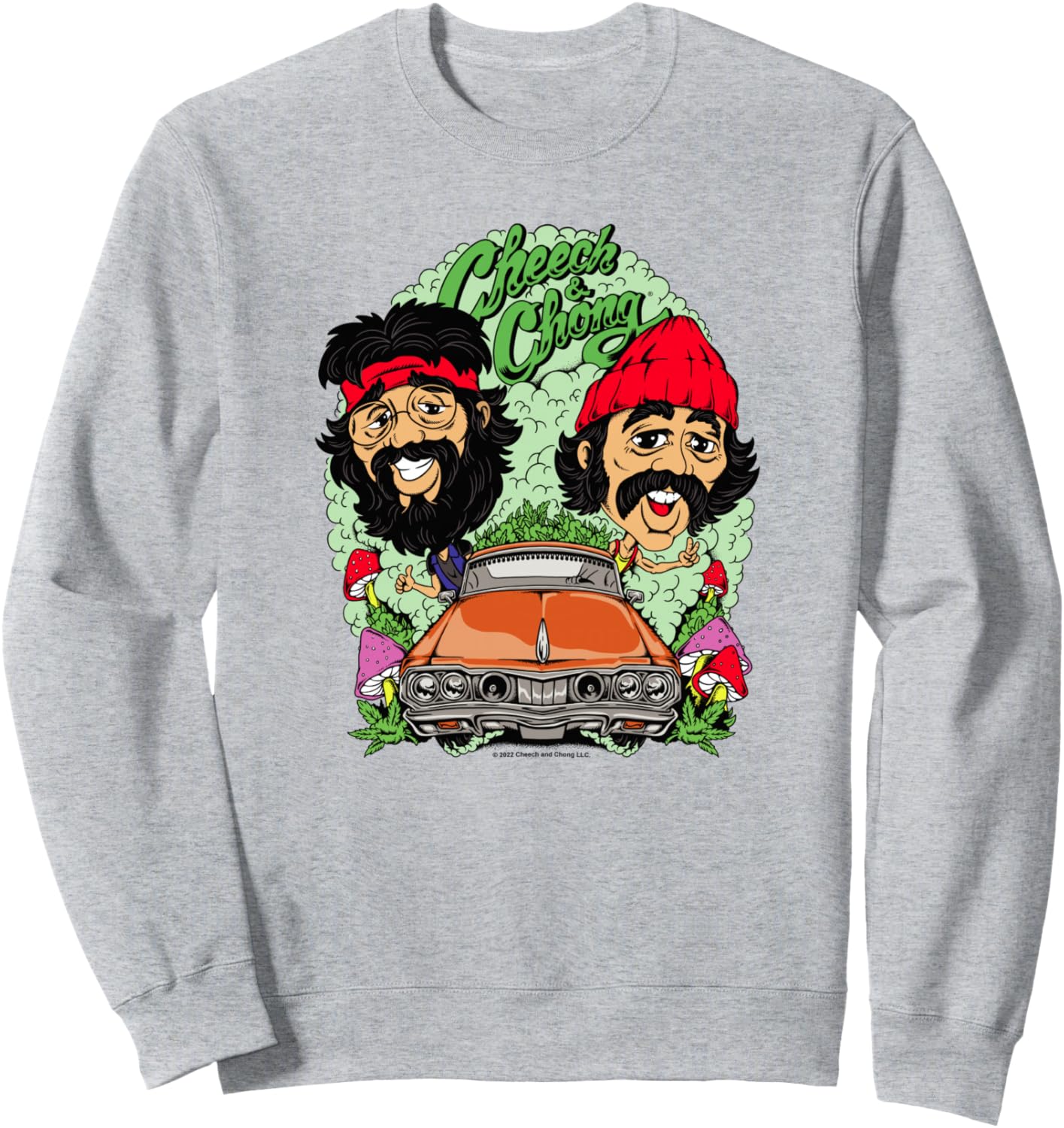 

Толстовка в мультяшном стиле Чич и Чонг за рулем, в поездке, серая Cheech & Chong, Серый, Толстовка в мультяшном стиле Чич и Чонг за рулем, в поездке, серая Cheech & Chong