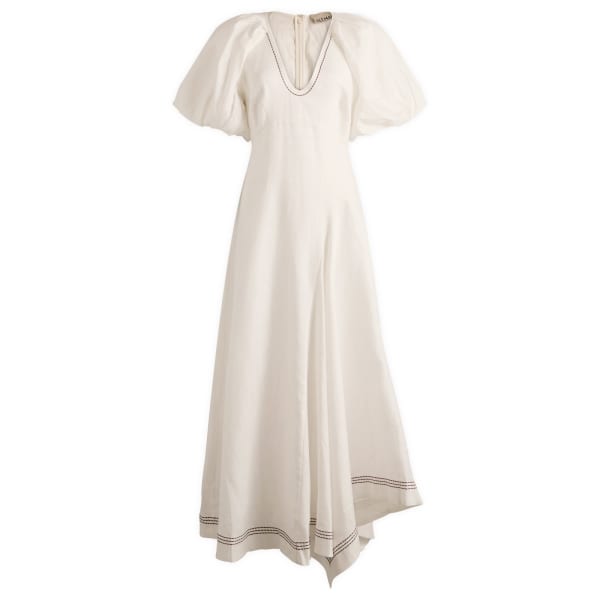 

Платье миди «Магнолия» Alémais, белый