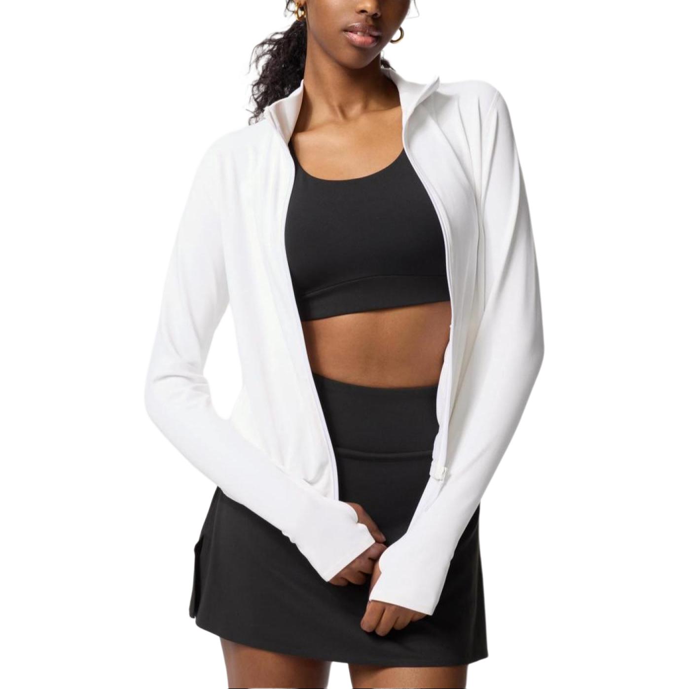UNIQLO Куртка AIRism Mesh Series женская белая, White — фото 3