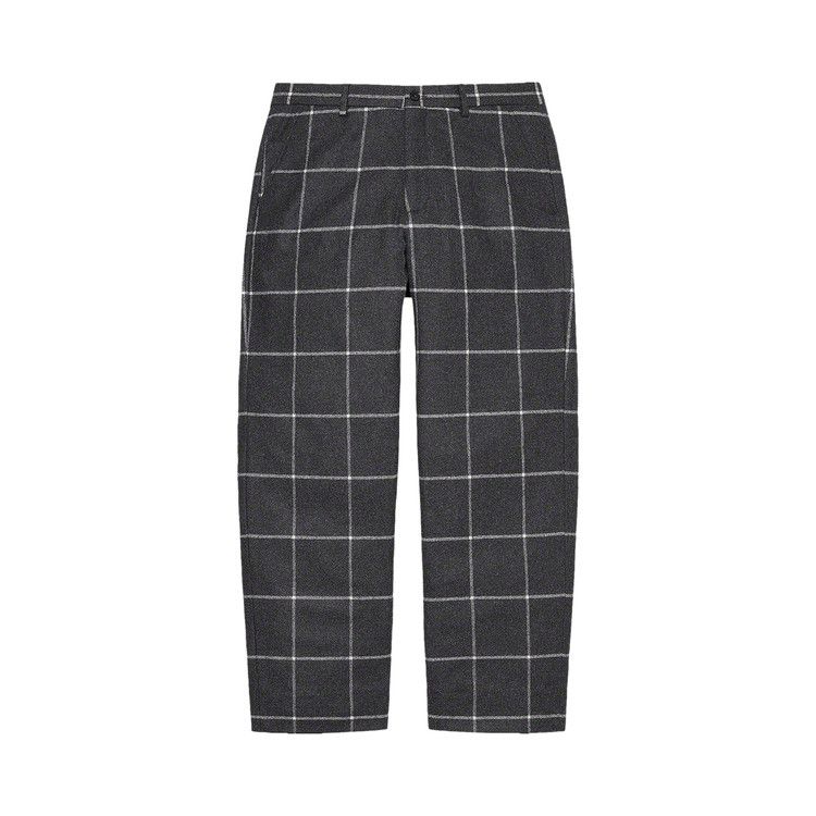 

Брюки Supreme Windowpane Wool Trouser, Black