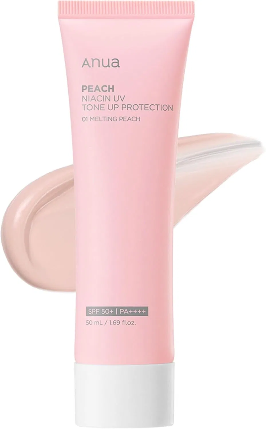 Солнцезащитный крем ANUA Peach Niacin UV Tone Up Protection 01 Melting Peach 50 мл