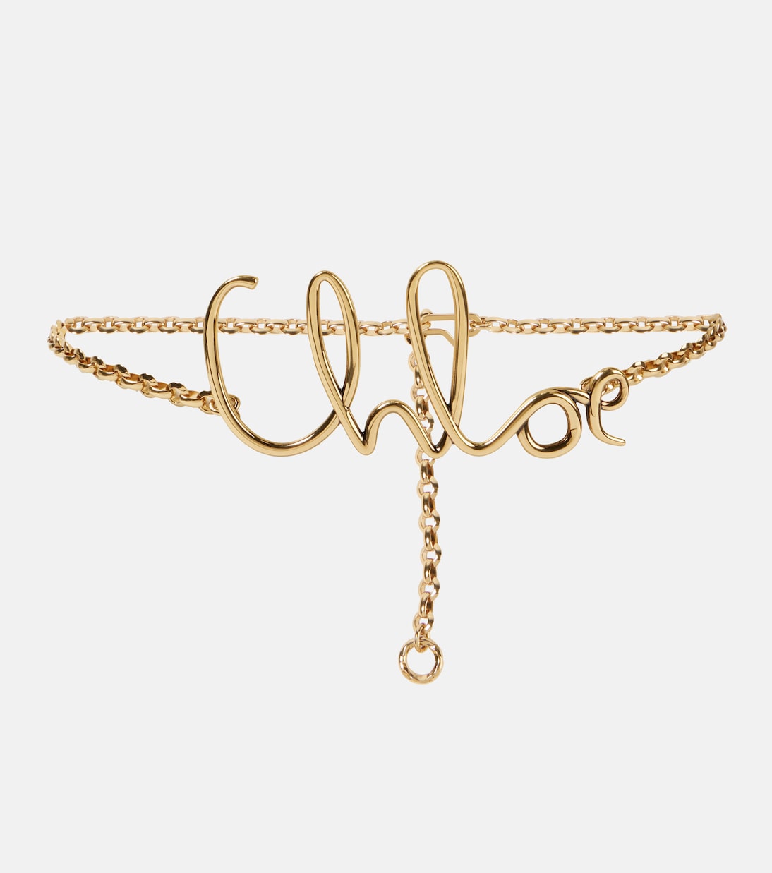 

Иконический пояс с цепью Chloé, Vintage Gold