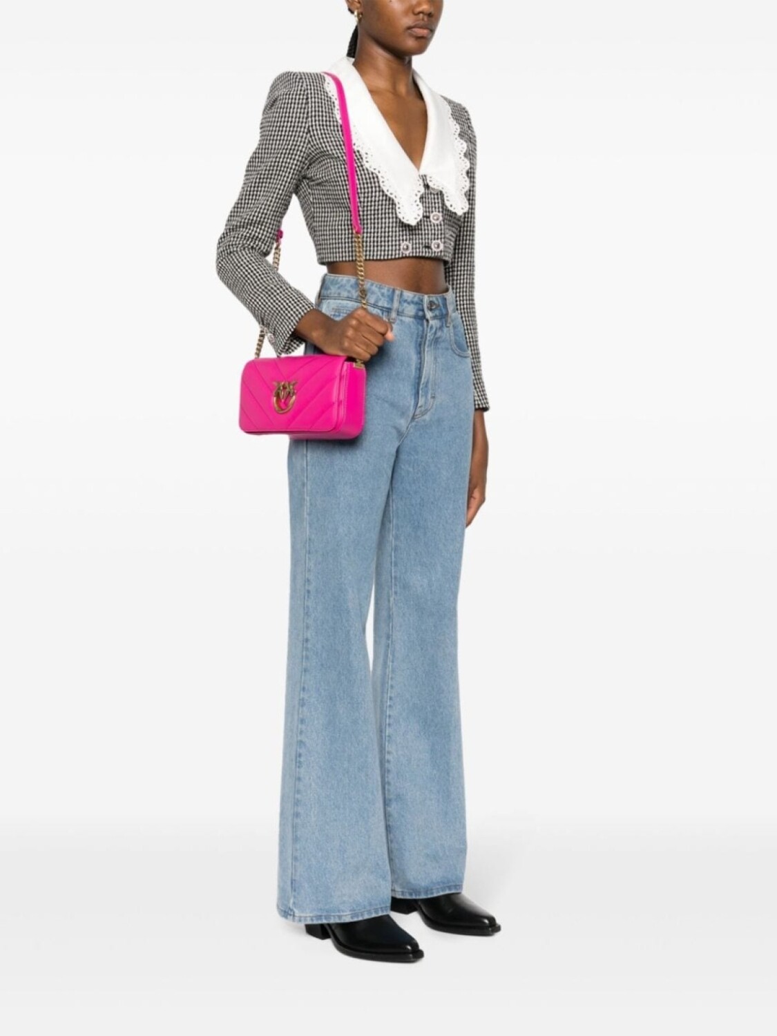 

Сумка PINKO Love Click, розовый