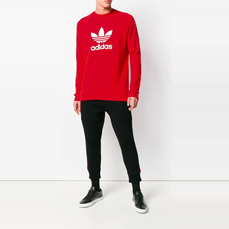 Худи adidas originals Sports Pullover Couple Style Orange, оранжевый — фото 3