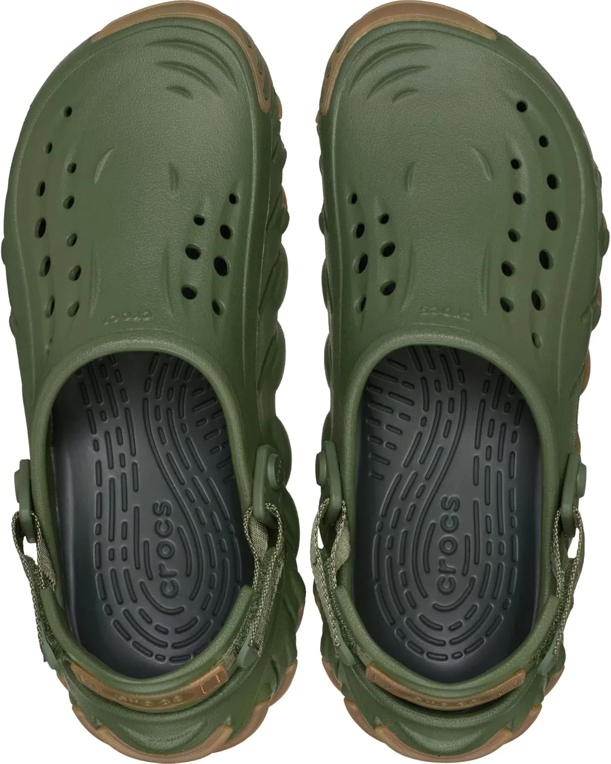 Кроксы Unisex Adult Echo RO Clogs Crocs, Green Army Green — фото 4