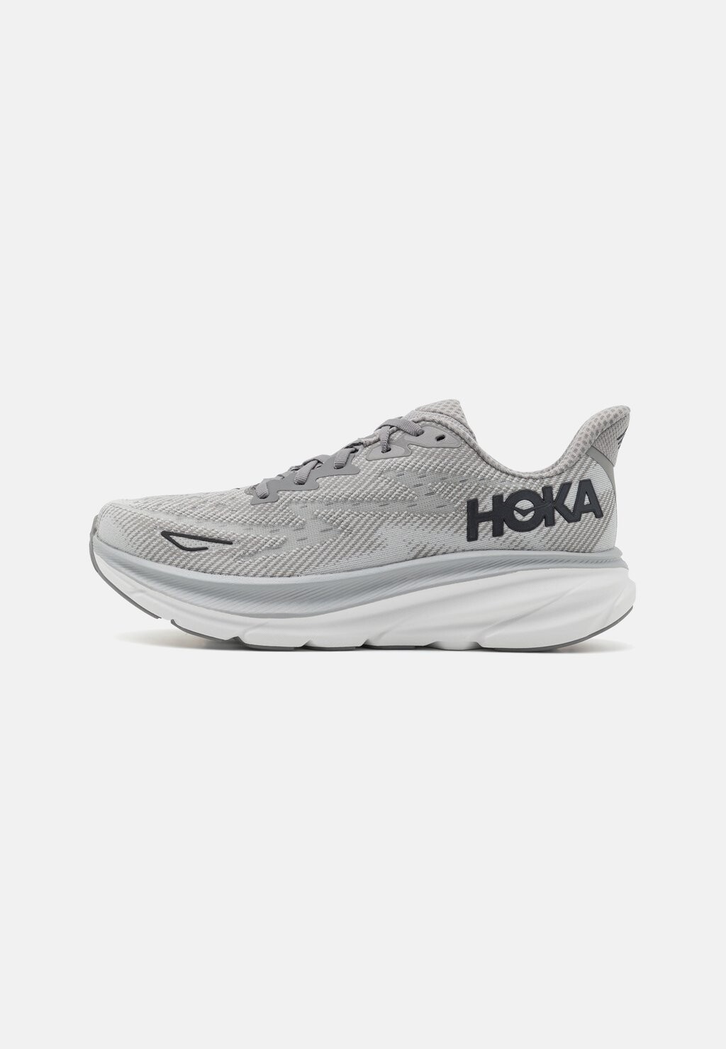 

Кроссовки нейтрального цвета Clifton 9 HOKA, цвет harbor mist/black, Серый, Кроссовки нейтрального цвета Clifton 9 HOKA, цвет harbor mist/black