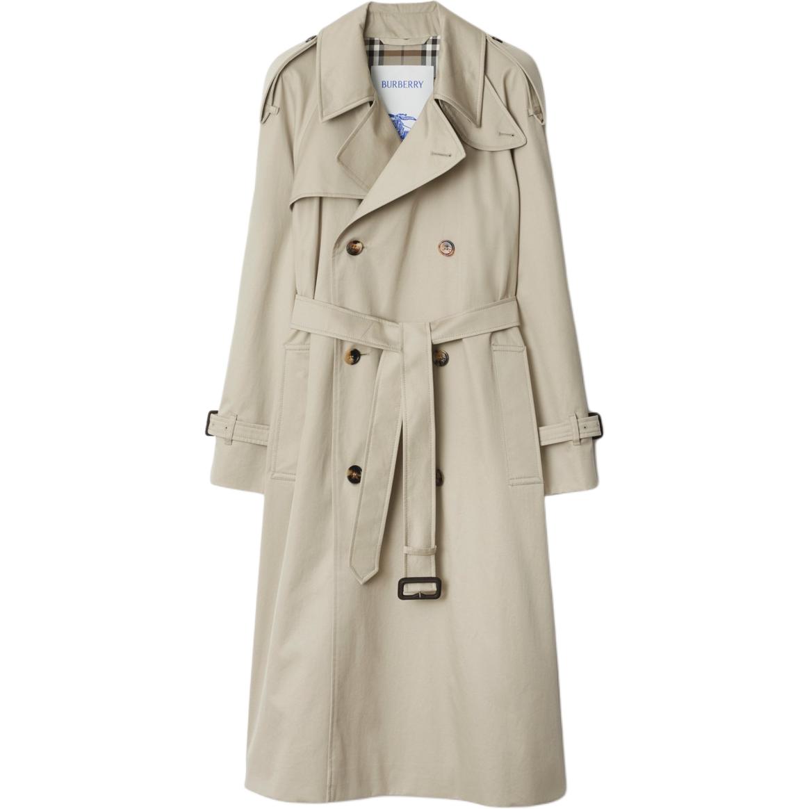 

Burberry Тренч женский цвет белая цапля, Heron Color