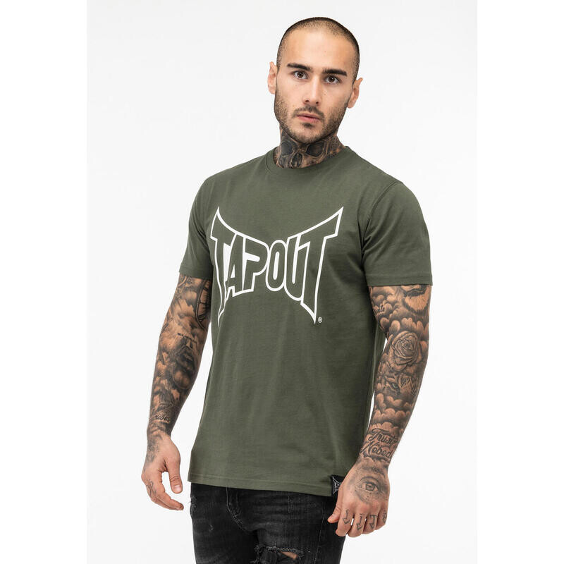 

Спортивная футболка Tapout, цвет olivgrün/weiss