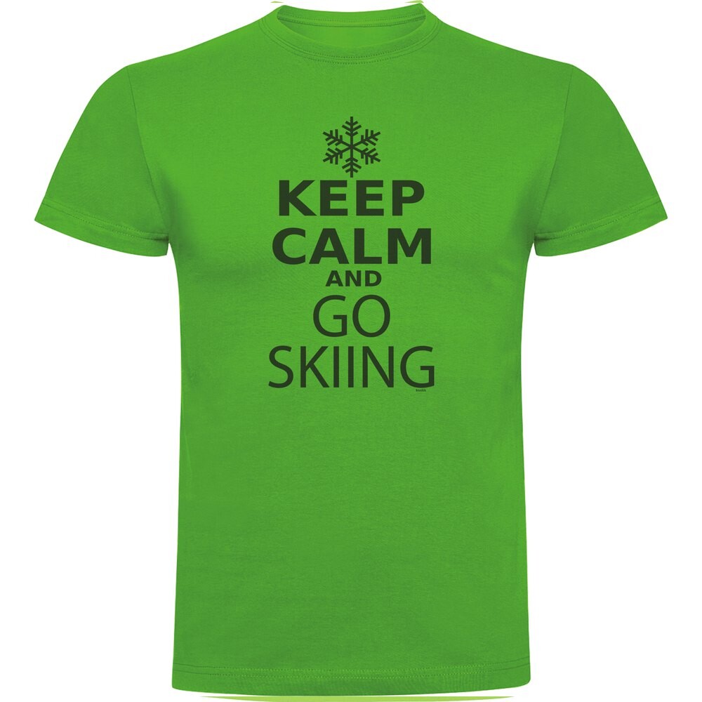 

Футболка Kruskis Keep Calm and Go Skiing, зеленый