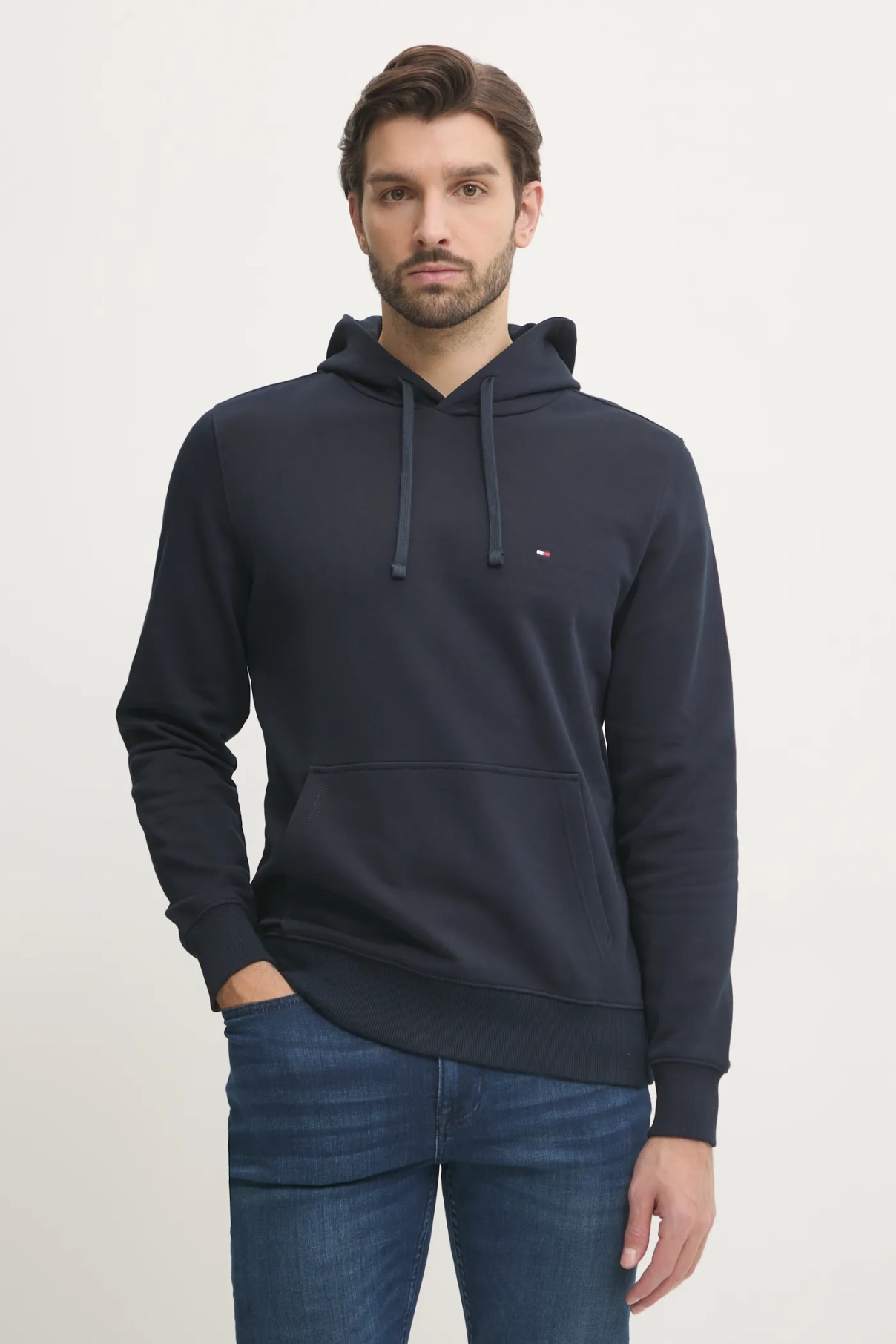 

Хлопковая толстовка Tommy Hilfiger, темно-синий
