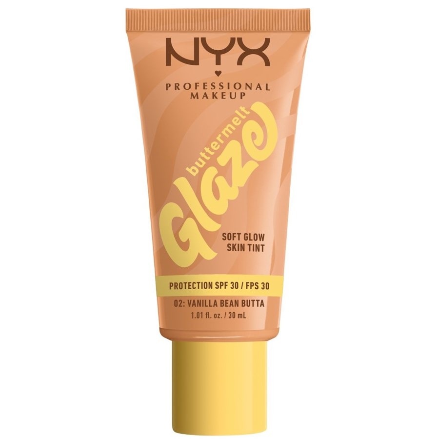 

Тональная основа NYX Professional Makeup Buttermelt Glaze LSF 30, 02W Vanilla Bean Butta / 30 ml