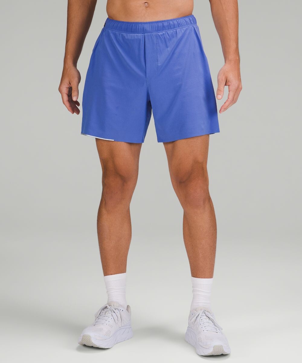 

Короткие шорты с подкладкой Surge Lululemon, индиго