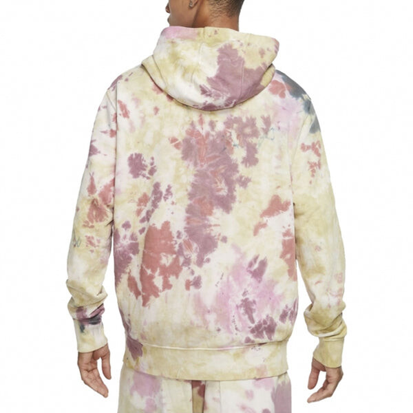 Толстовка Men's Nike Chest Small Logo Tie Dye Loose Colorblock, цвет colorblock — фото 4