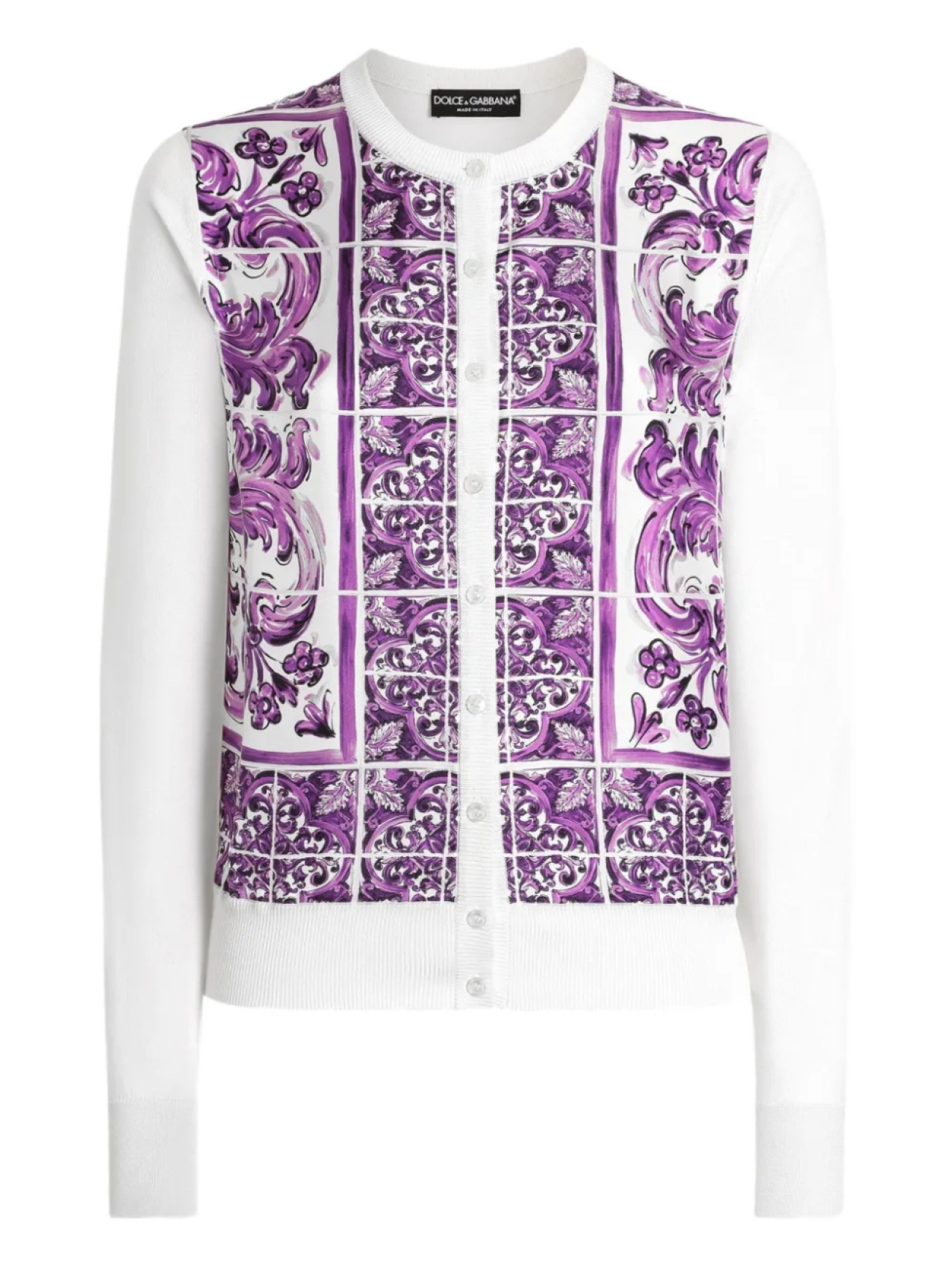 

Dolce & Gabbana шелковый джемпер, белый