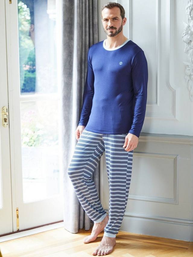 

Пижамный комплект из бамбуковой смеси British Boxers, Skyline