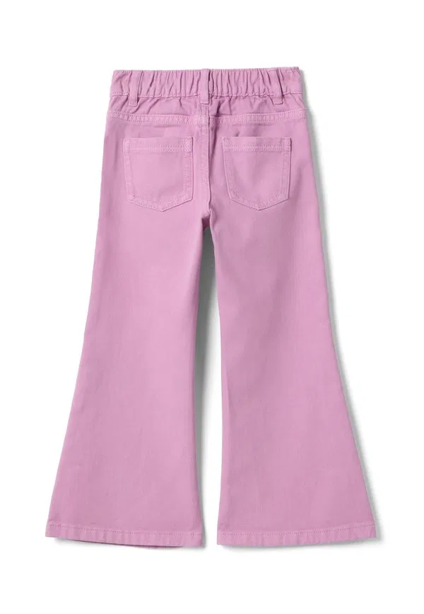 Джинсы прямого кроя с расклешенной юбкой Ovs, Light Pink — фото 2