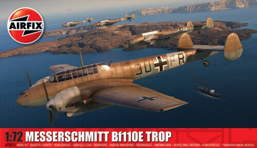 

Пластиковая модель Мессершмитта Bf 110E/E-2 Trop 1/72. Airfix