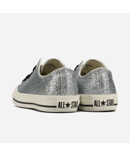 Унисекс кеды из глиттера CONVERSE ALL STAR GT OX серебряные — фото 3