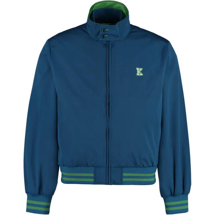 

Куртка мужская Kenzo Graphic Logo-print Track, синий