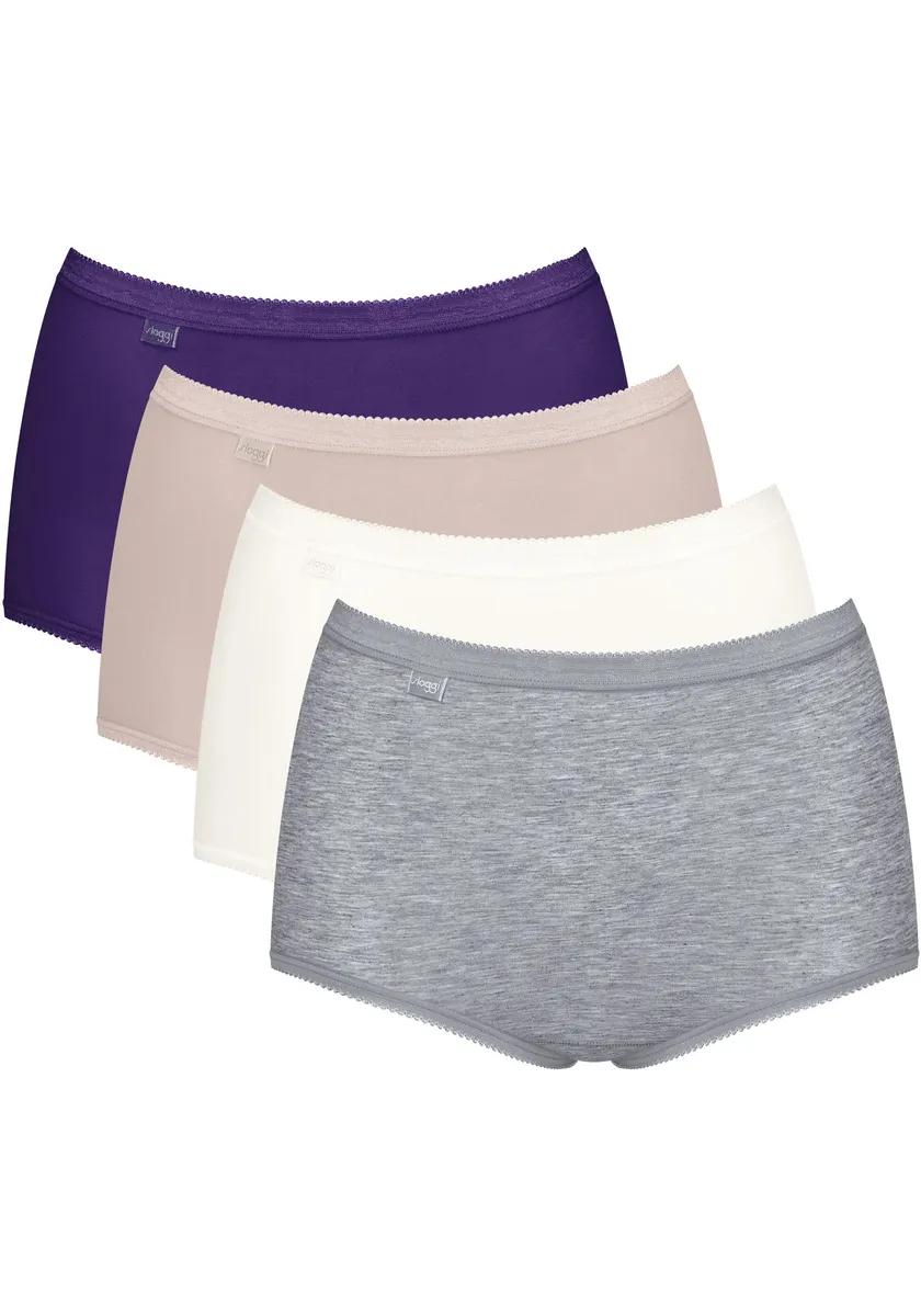

Трусы sloggi "Basic+ Maxi C4P" (экономный пакет, 4 шт.), идеальная посадка, цвет Multiple Colours 18