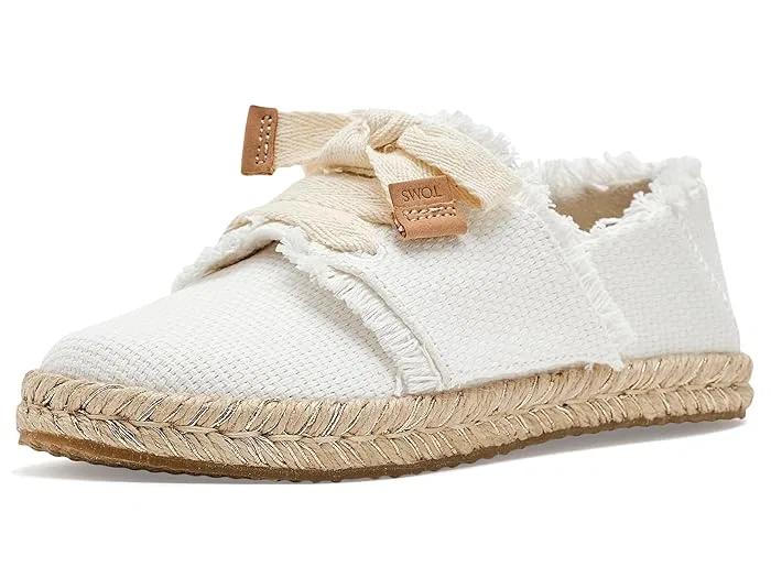 Кеды Carolina Lace-Up TOMS Kids, White — фото 2