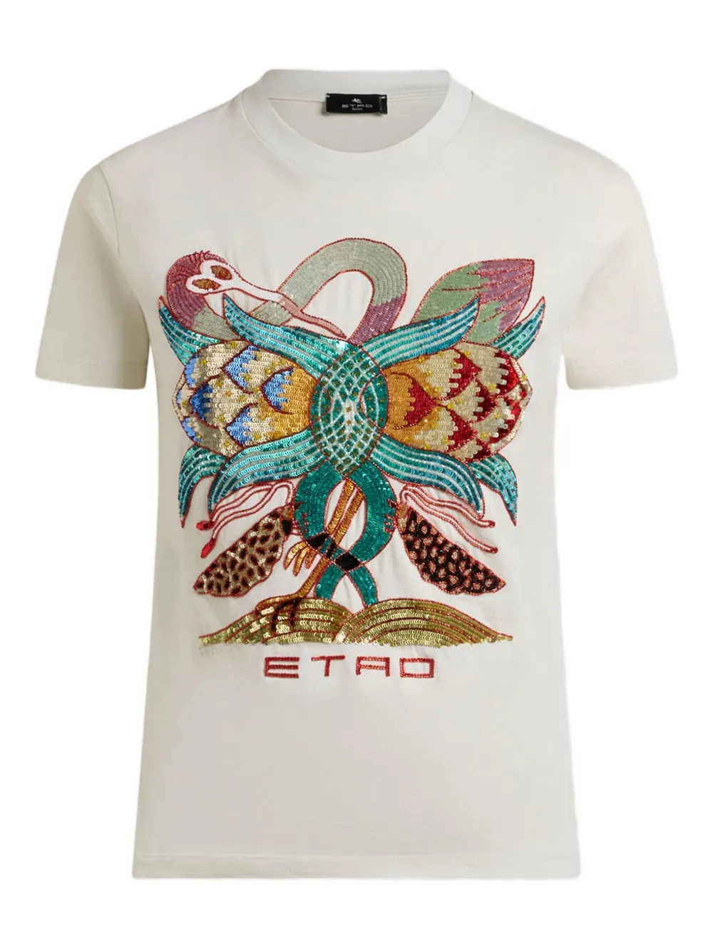 

Декорированная футболка ETRO, белый