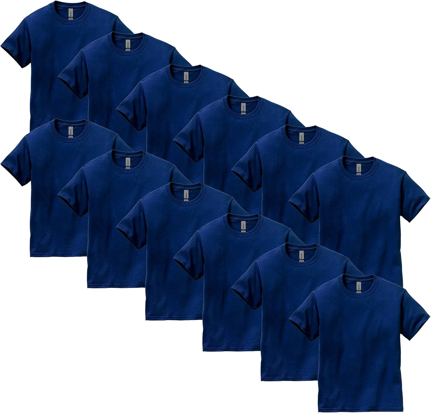 Футболка детская хлопковая Gildan, мультипак, Navy