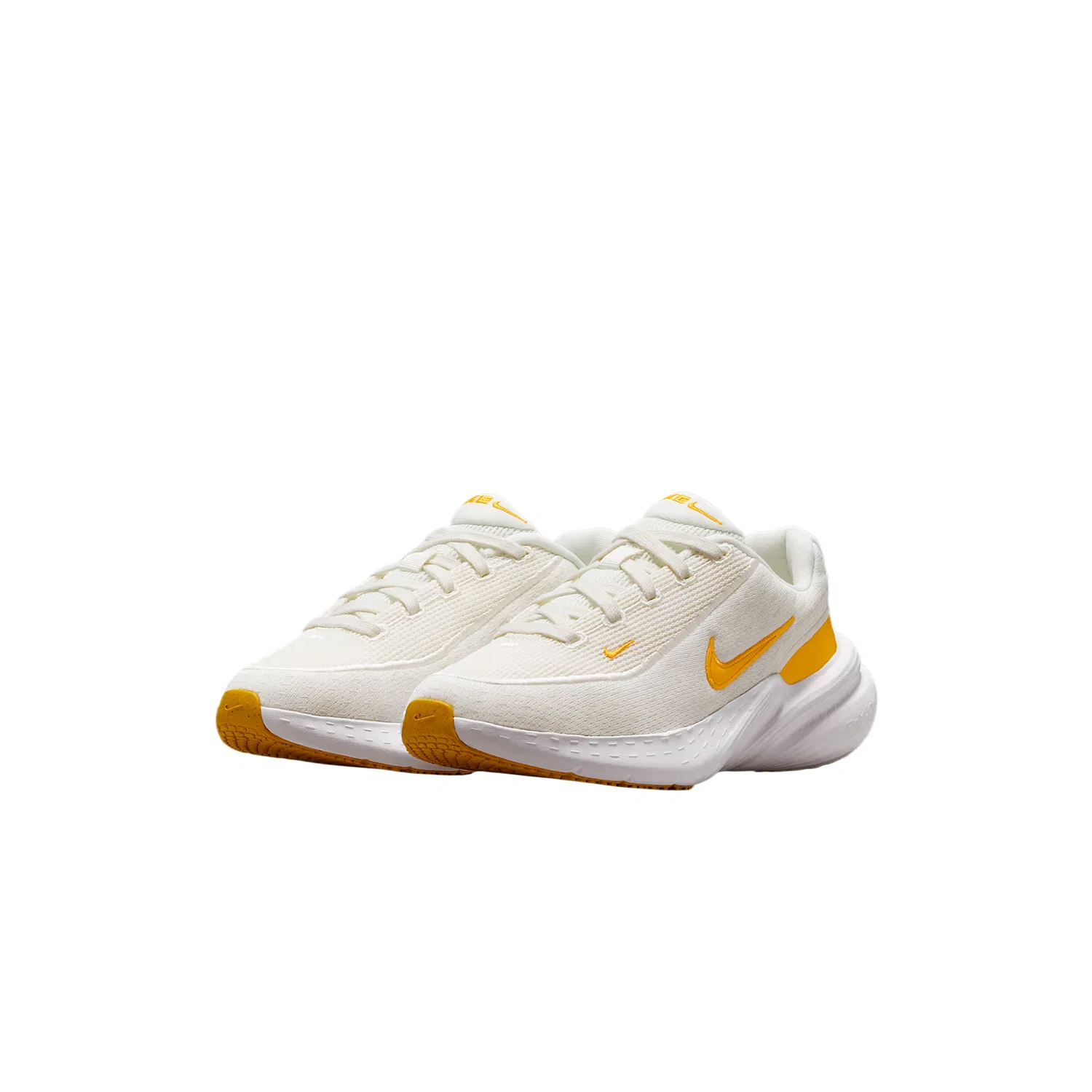 Кроссовки детские Uplift SC Textile, Synthetic Leather Breathable Low top Running Shoes Nike, Sail White/White/University Gold — фото 3