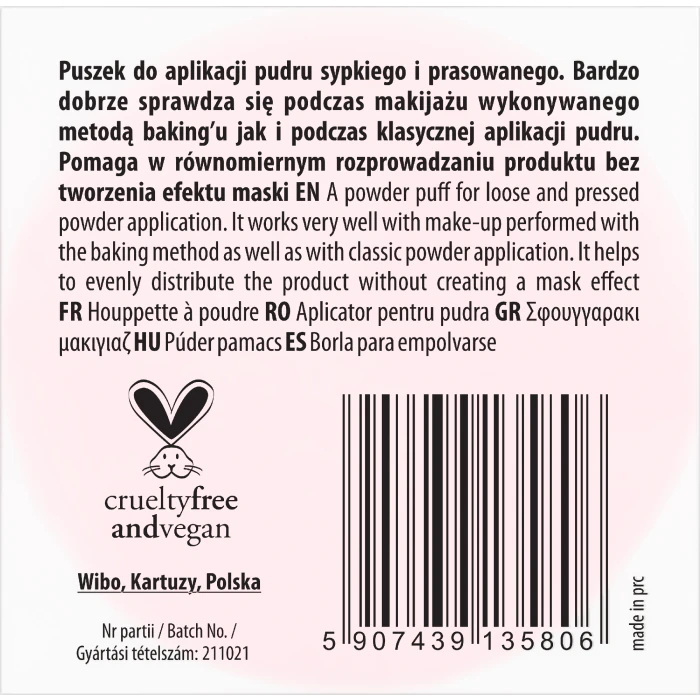 

Пудра для лица Fluffy Powder Lovely Makeup, 1 unidad