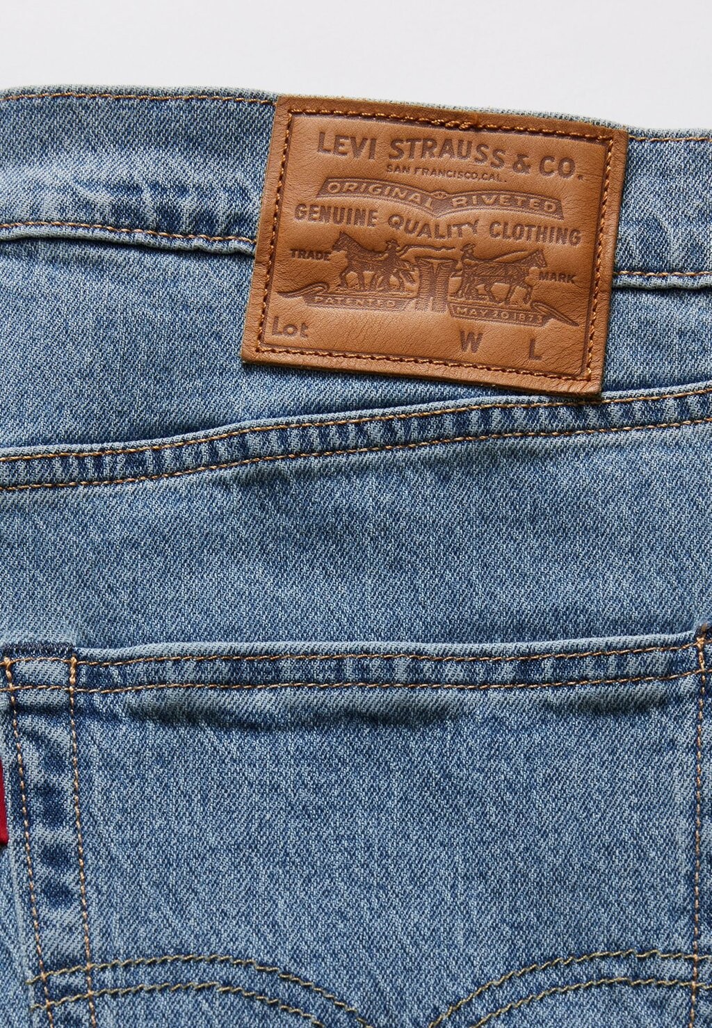 

Джинсовые шорты 405 STANDARD Levi's, светло-голубой деним