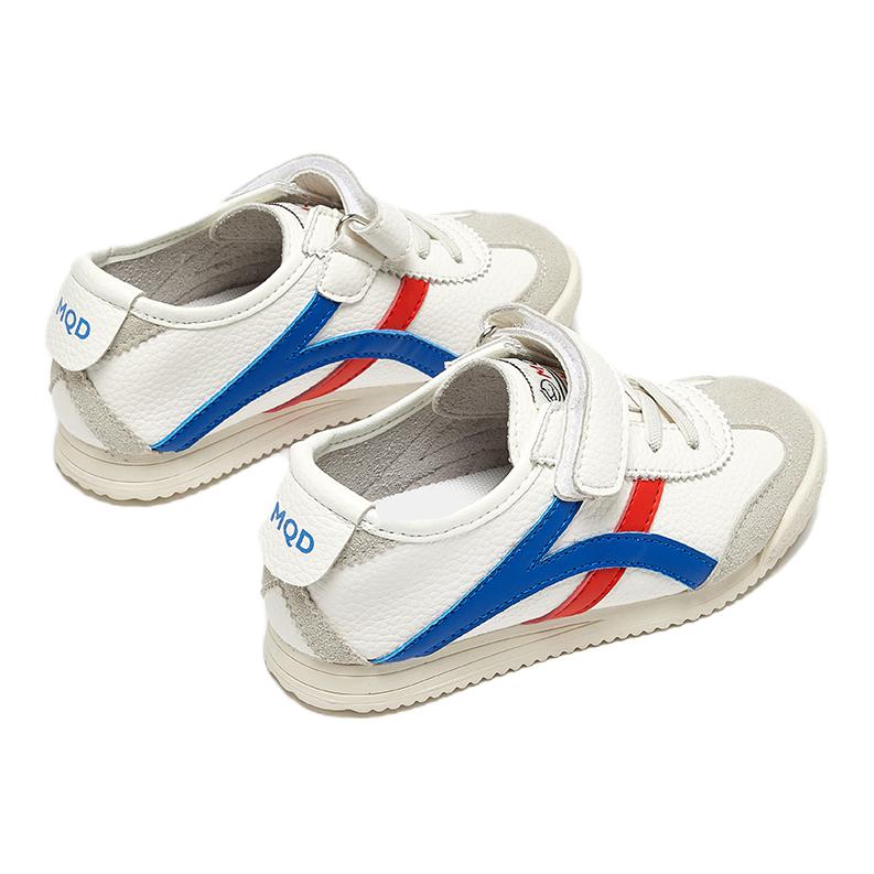 

Антискользящие и износостойкие дышащие низкие детские повседневные кроссовки Kids' MQD, бело-голубые