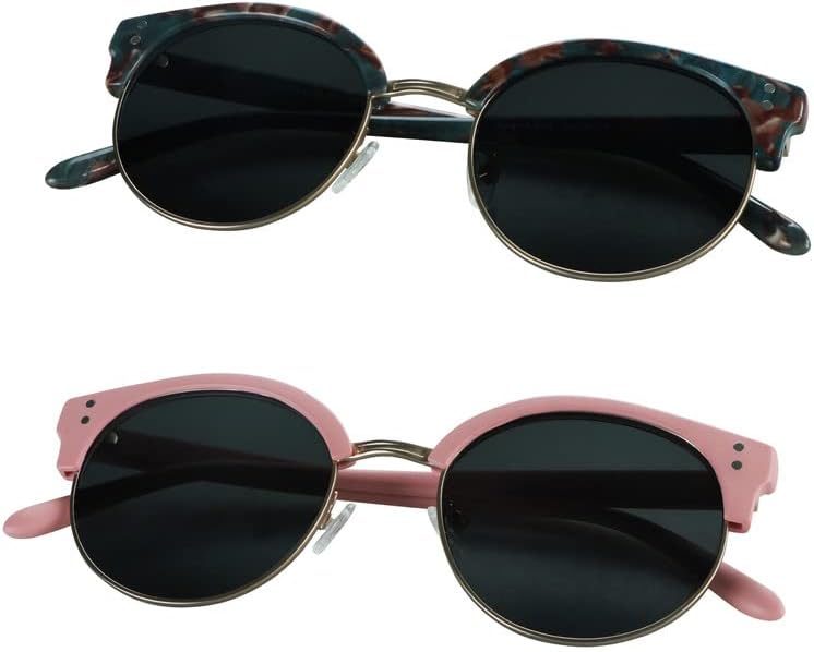 

Солнцезащитные очки LifeArt, комплект из 2 поляризованных очков, защита UV400, ретро-очки для мужчин/женщин, большие, для активного отдыха на природе, Samba_floral+pink