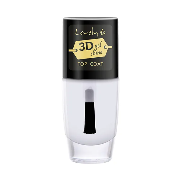 

Бесцветное верхнее покрытие для ногтей 3D Shine Top Coat Lovely, 1 UD