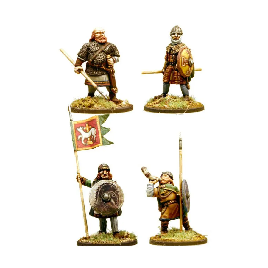 

Саксонское командование №3, Gripping Beast Miniatures - Viking Age (28mm)