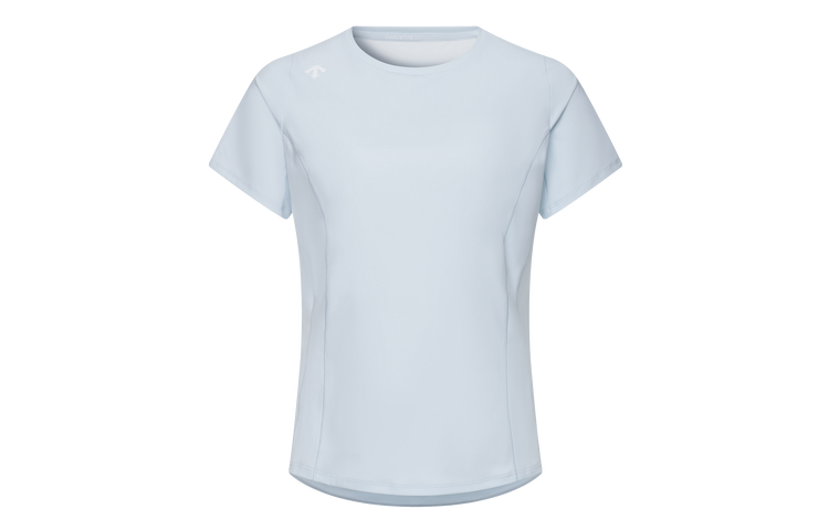

Женская футболка для тренировок DESCENTE, светло-голубой, Синий, Женская футболка для тренировок DESCENTE, светло-голубой