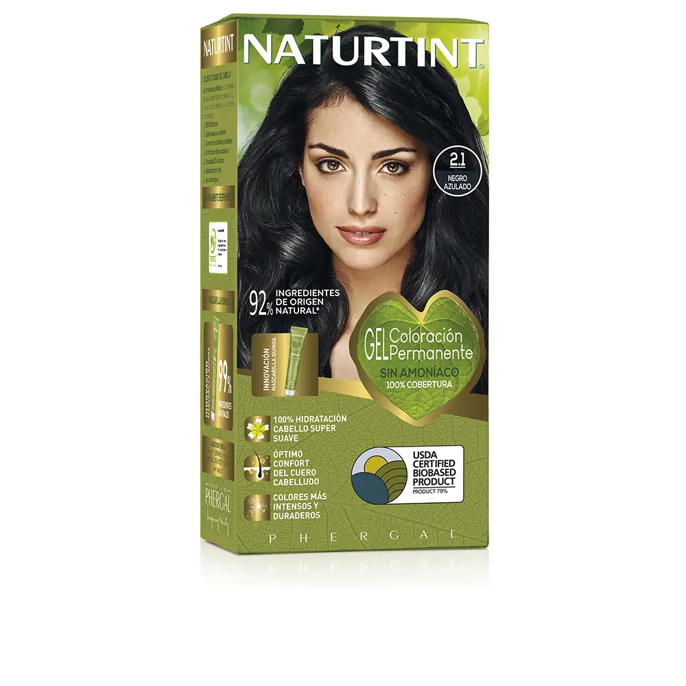 

Краска для волос Naturtint Naturtint, цвет 2.1 negro azulado, 170 мл.