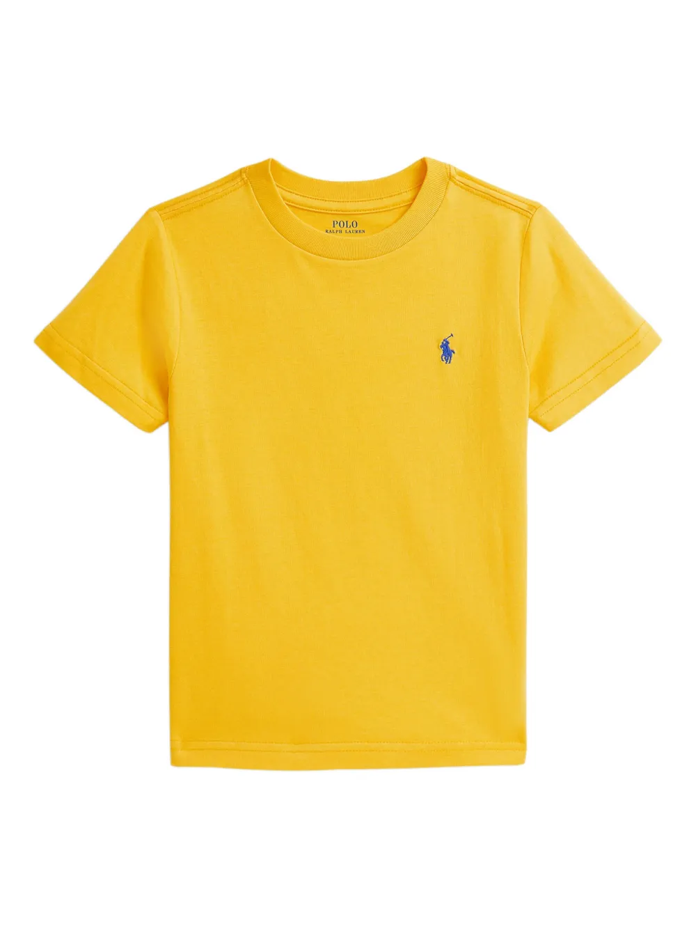 

Футболка с круглым вырезом и логотипом Polo Ralph Lauren Kids, желтый