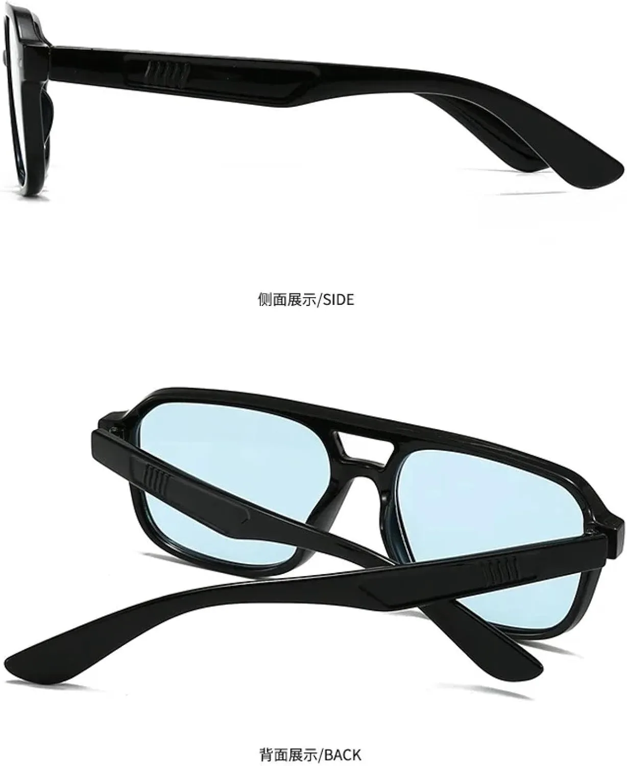 

Солнцезащитные очки с защитой от УФ-излучения UV400 | Rivet Punk | Для женщин и мужчин, для занятий спортом на открытом воздухе и вождения DSVIGF, Black Black