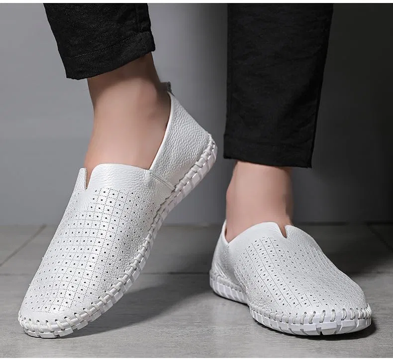 Лоферы повседневные, Large-Sized, Casual Shoes, белый SPKFHD — фото 2