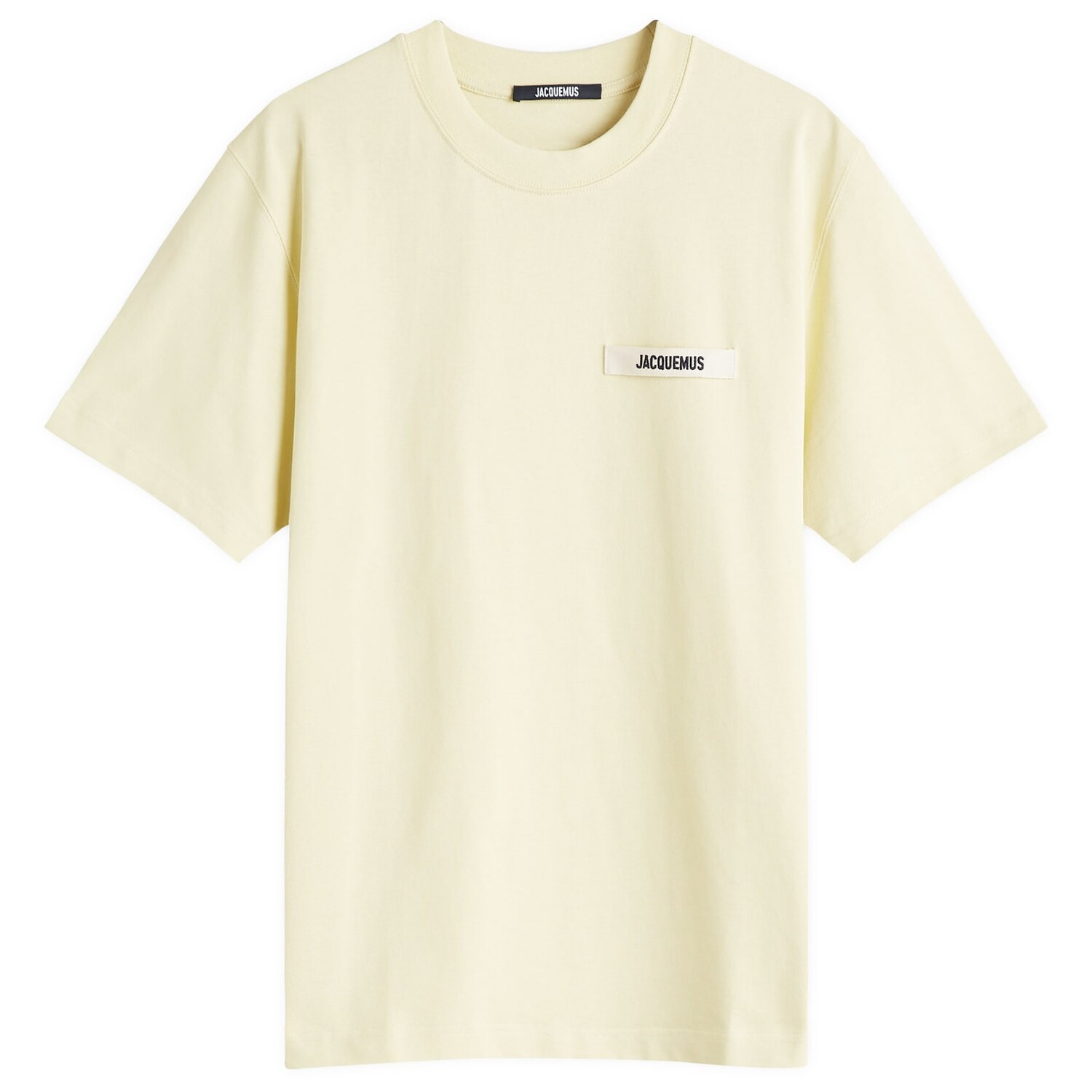 

Футболка Jacquemus Gros Grain Logo T-Shirt, цвет Light Yellow