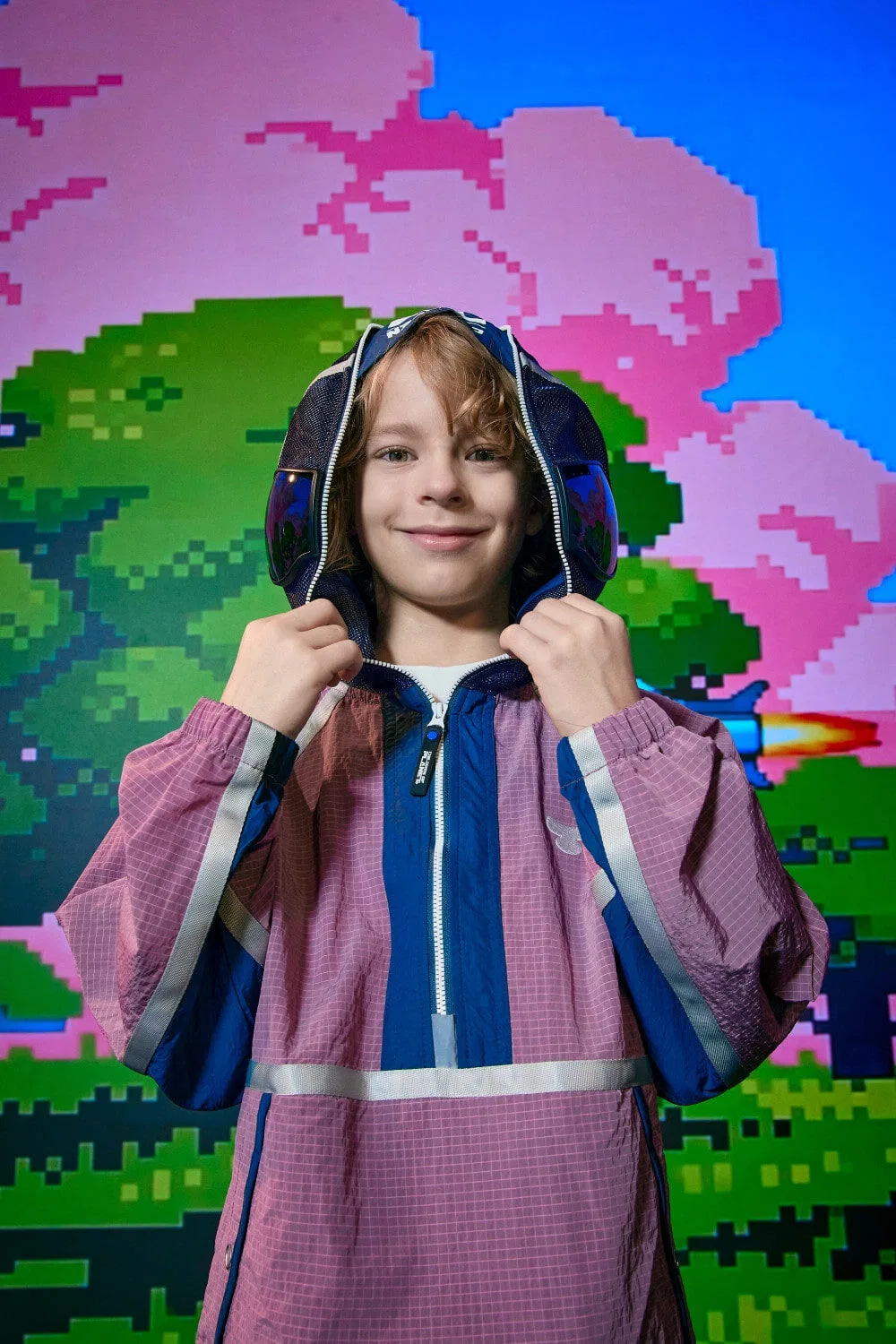 Детская анорак-куртка Children Of Planet Phoenix Explorer Goggle, ягодный — фото 4