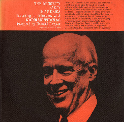 

CD диск Thomas, Norman: Minority Party in America: Interview Norman Thomas
