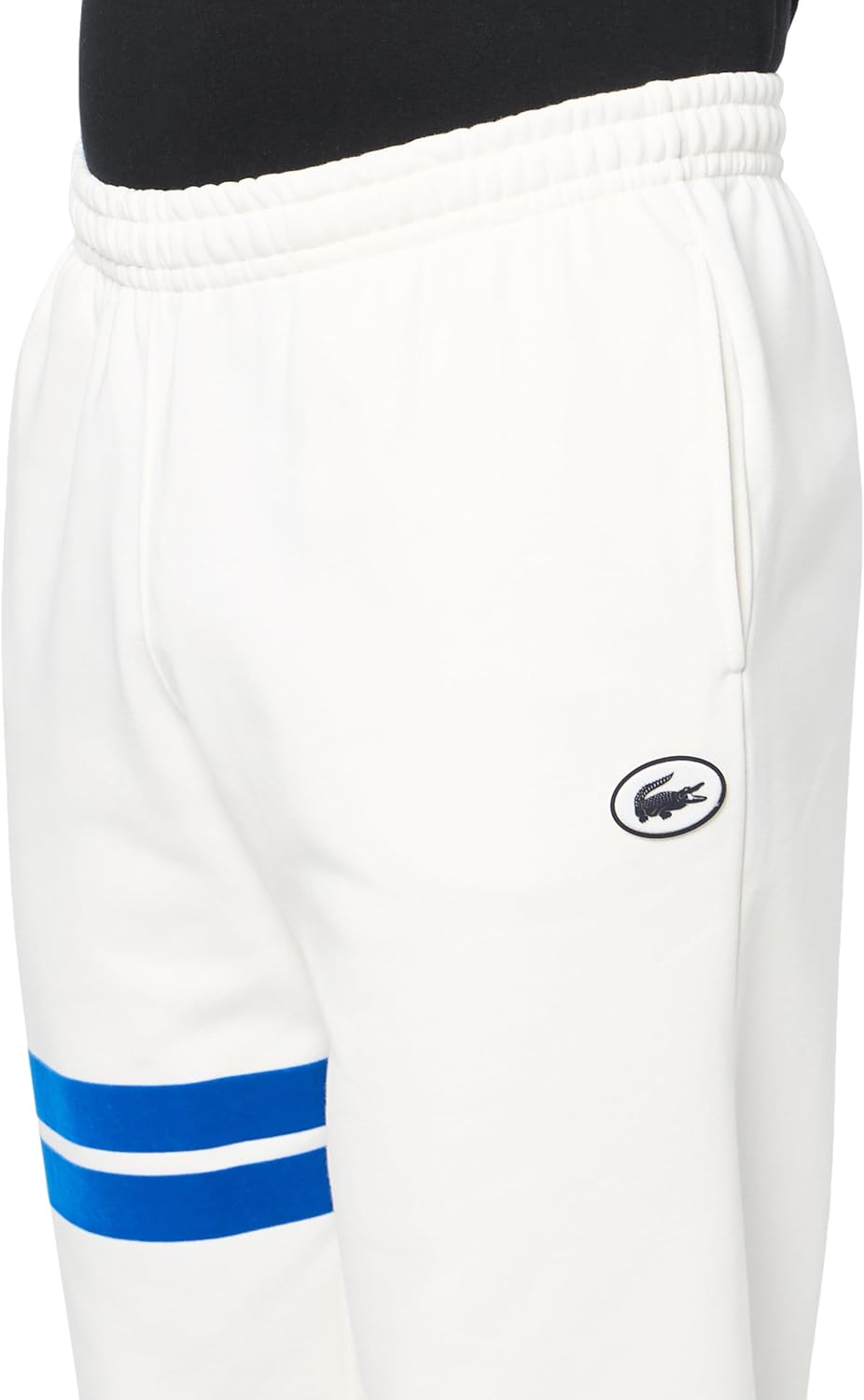 Lacoste мужские французские модные спортивные брюки Regular Fit, Cake Flour White — фото 3