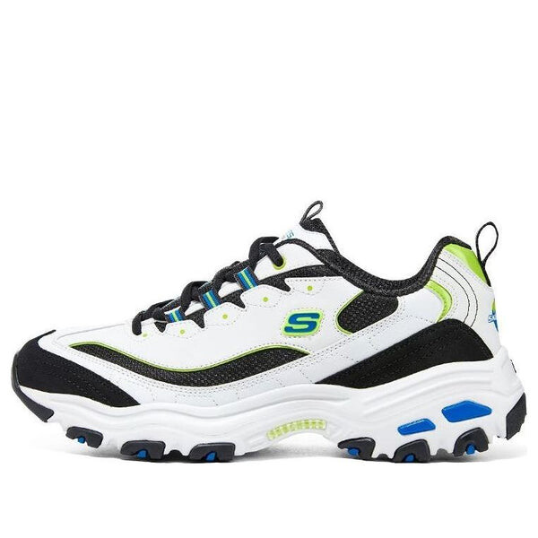 

Кроссовки d'lites 1.0 'white black neon green' Skechers, белый