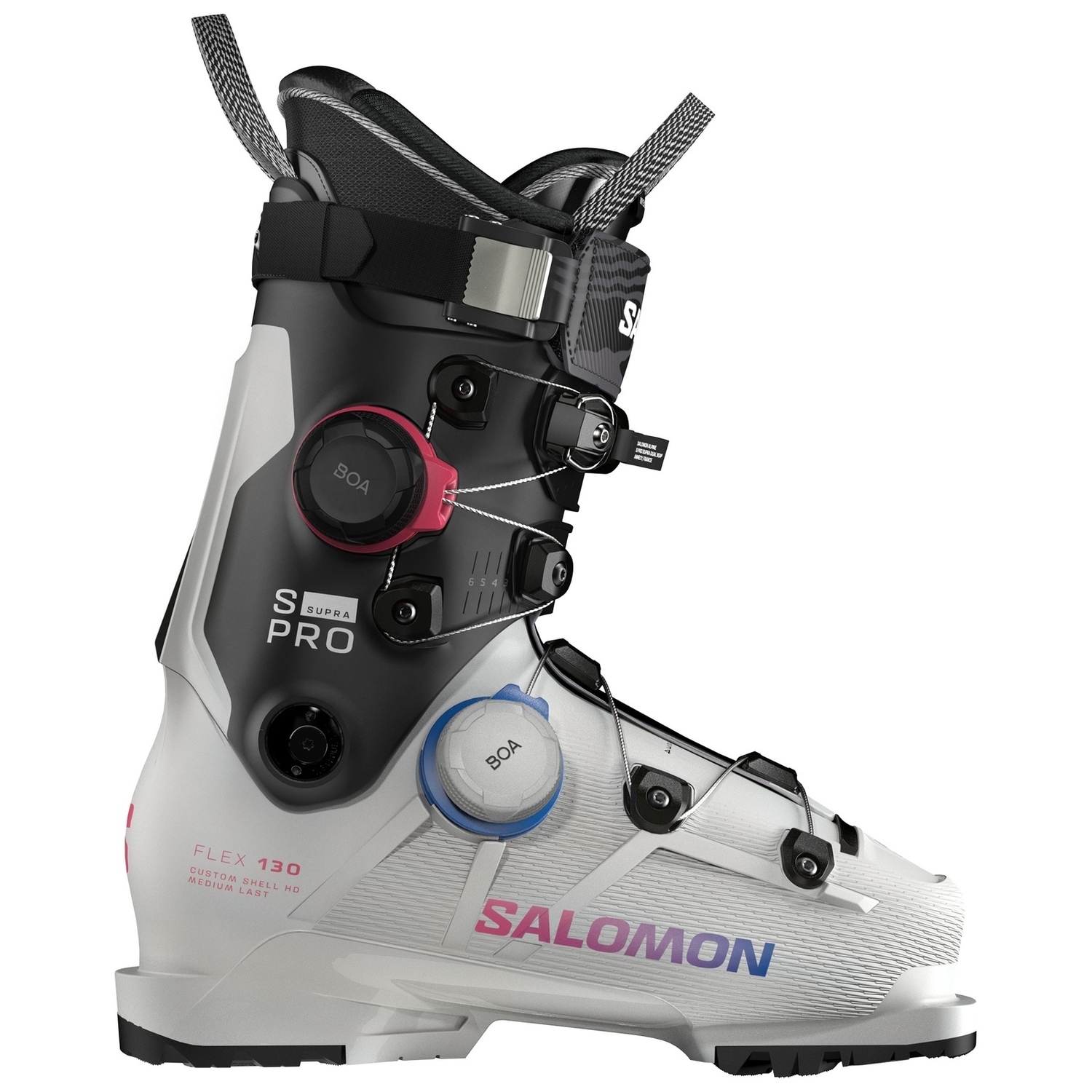 

Горнолыжные ботинки Salomon S Pro Supra Dual BOA 130, серое сияние/черный/гоночный синий
